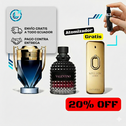🏆 [PROMO 3X1] Pack Supremo: Invictus + 1 Million Gold + Valentino + REGALO GRATIS
